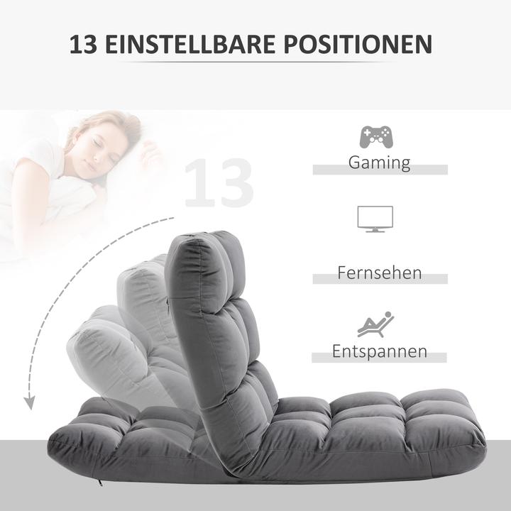 Immagine prodotto Homcom Sedia da terra 3 in 1