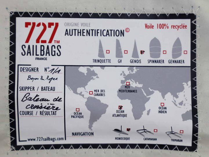 Produktbild 727 Sailbag Papierkorb aus Dacron Segel