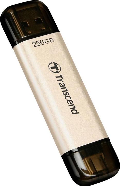 Actual product image Transcend JetFlash 930C (256 GB, USB-C, USB-A, USB 3.1)