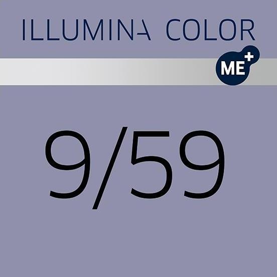 Actual product image Wella Illumina Color (9, 59 light blonde mahogany cendré Colour me+)