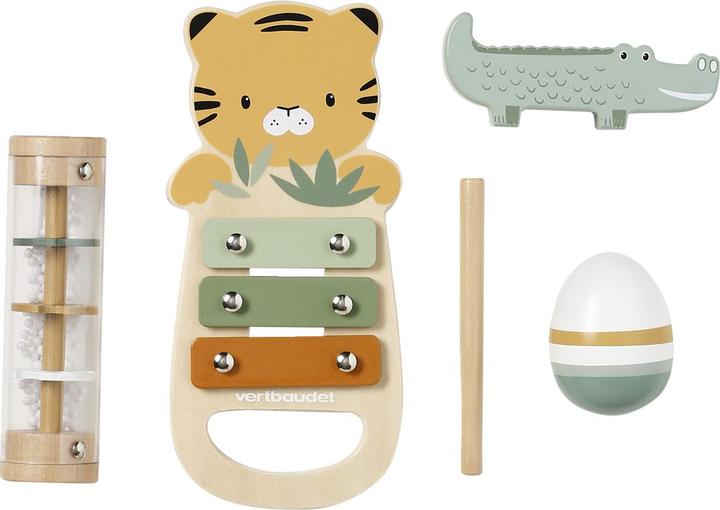 Produktbild Vertbaudet 4-teiliges Set Baby Musikinstrumente TANSANIA, Holz FSC®