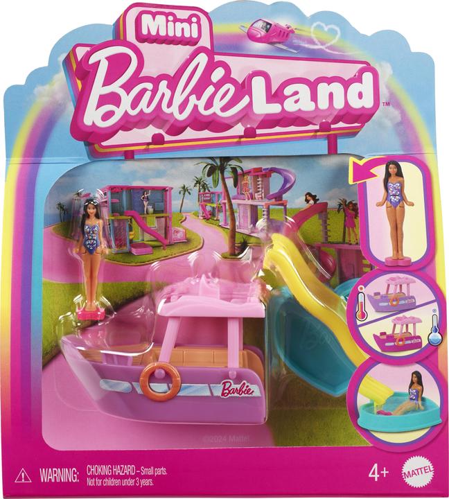 Produktbild Barbie Mini BarbieLand Traumboot mit Puppe