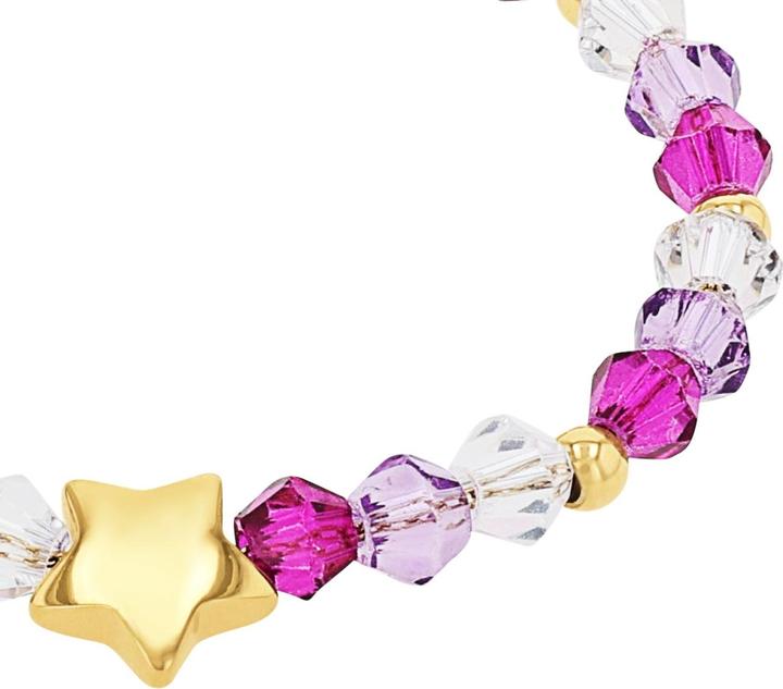 Immagine prodotto Prinzessin Lillifee Gioielli da braccio per ragazze, acciaio inossidabile, pietra preziosa | stella (12 cm, Acciaio inossidabile)