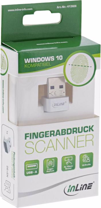 Produktbild InLine Fingerabdruck Scanner