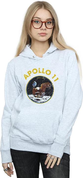 Actual product image Nasa Womens/Ladies Classic Apollo 11 Hoodie (M)