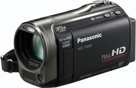 Produktbild Panasonic HDC-TM60-K, Full-HD Dual Flash Camcorder, 16GB