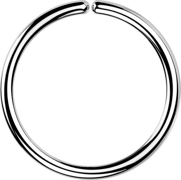 Actual product image Star Piercing Micro Piercing Ring silver (without brass, Surgical steel 316L)
