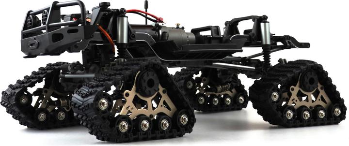 Produktbild Amewi AMXRock RCX10PTS Elektro Brushed Crawler Kette 1:10 RTR Militär grün (RTR Ready-to-Run)
