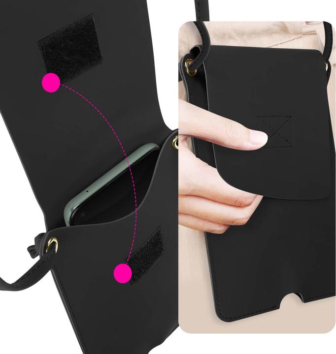 Immagine prodotto Avizar Custodia per cellulare in ecopelle con tasca per carte di credito Serie (Universale)