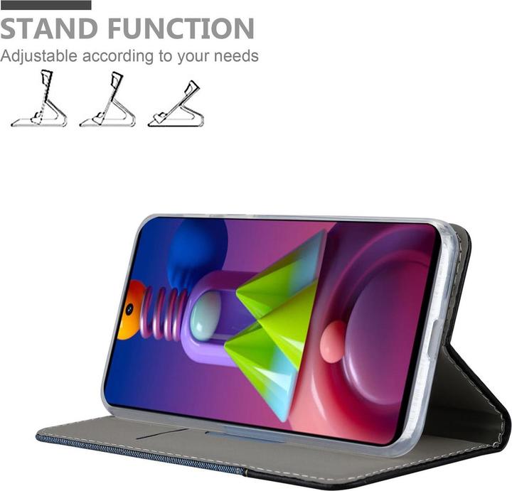 Actual product image Cadorabo Book Jeans Optics Cover (Samsung Galaxy M51)