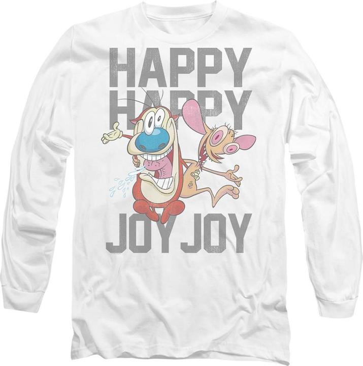 Immagine prodotto Ren & Stimpy Happy Happy Joy Joy Maglietta Adulto Unisex (S)