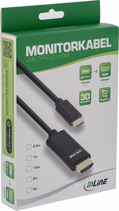 Immagine prodotto InLine USB C – HDMI (1 m, HDMI)