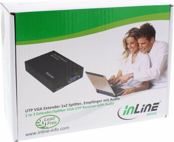 Produktbild InLine VGA Extender/Empfänger über UTP