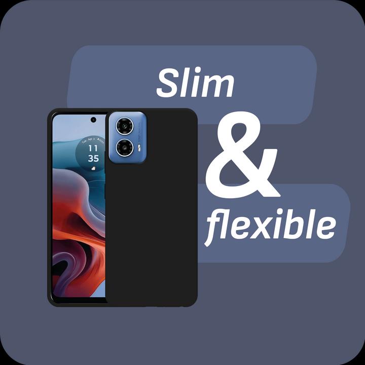 Produktbild Cazy Silikon Hülle Kompatibel mit Motorola Moto G34 - Soft TPU Schutz - (Motorola Moto G34)