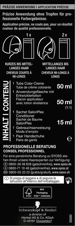 Produktbild Syoss Permanente Coloration (6-8 Dunkelblond Stufe 3)