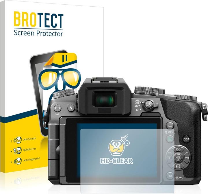 BROTECT Schutzfolie Displayschutz Klar (Displayschutz, Lumix DMC-G70)