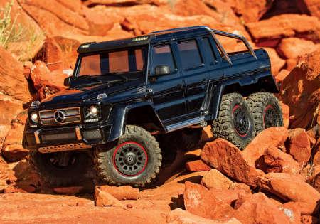 Image du produit Traxxas CRAWLER TRX-6 1:10 6WD EP RTR MERCEDES G63 AMG 6x6 - BLACK SANS chargeur et SANS accu (RTR Prêt à fonctionner)