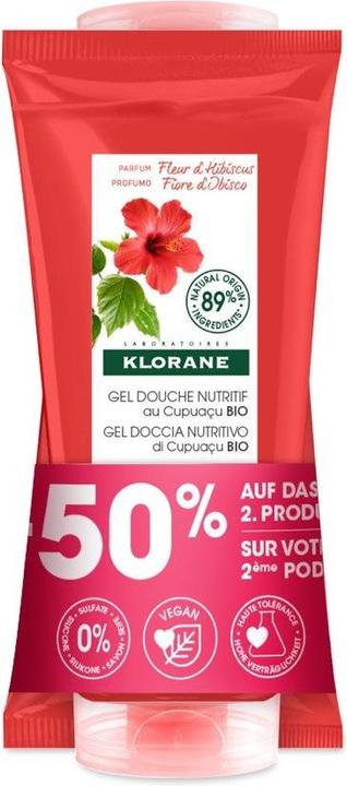 Actual product image Klorane Gel douche Fleur d'Hibiscus Promo duo gel (200 ml)