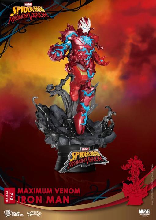 Produktbild Beast Kingdom Statua Marvel D-Stage Diorama Maximum Venom Iron Man
