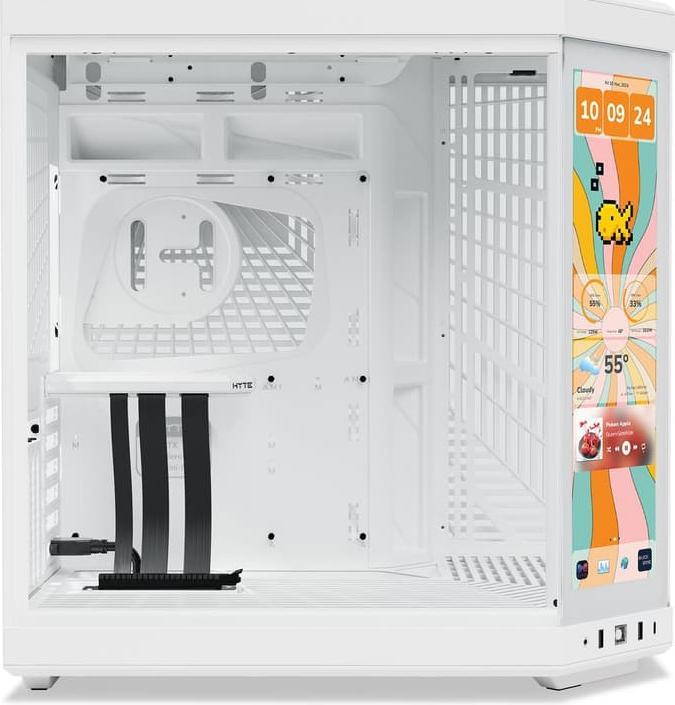 Actual product image Hyte Y70 Touch Infinite (ATX, mATX, ITX, E-ATX)