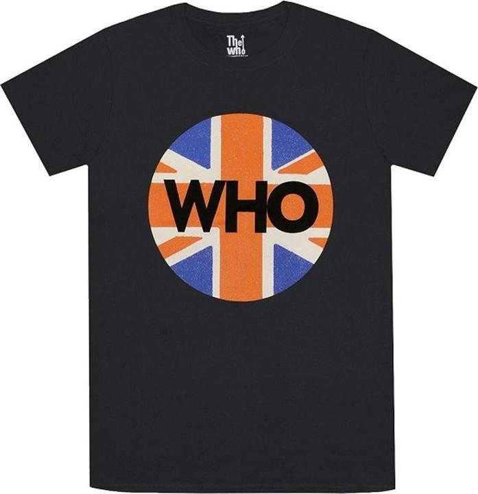 Image du produit The Who T-Shirt unisexe adulte en coton avec logo de l'Union Jack (L)