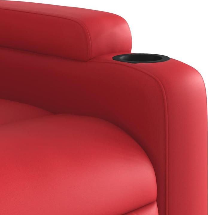 Produktbild VidaXL Massagesessel Rot Kunstleder,Farbe: Rot,Material: Kunstleder