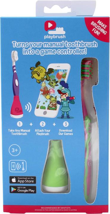 Immagine prodotto Playbrush Attacco per lo spazzolino da denti verde