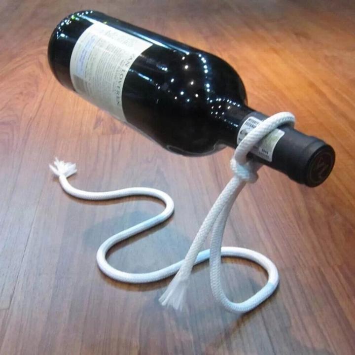 Produktbild PhoneLook Magischer Weinflaschenhalter aus Schnur für und Esszimmer (Weinflaschenhalter)