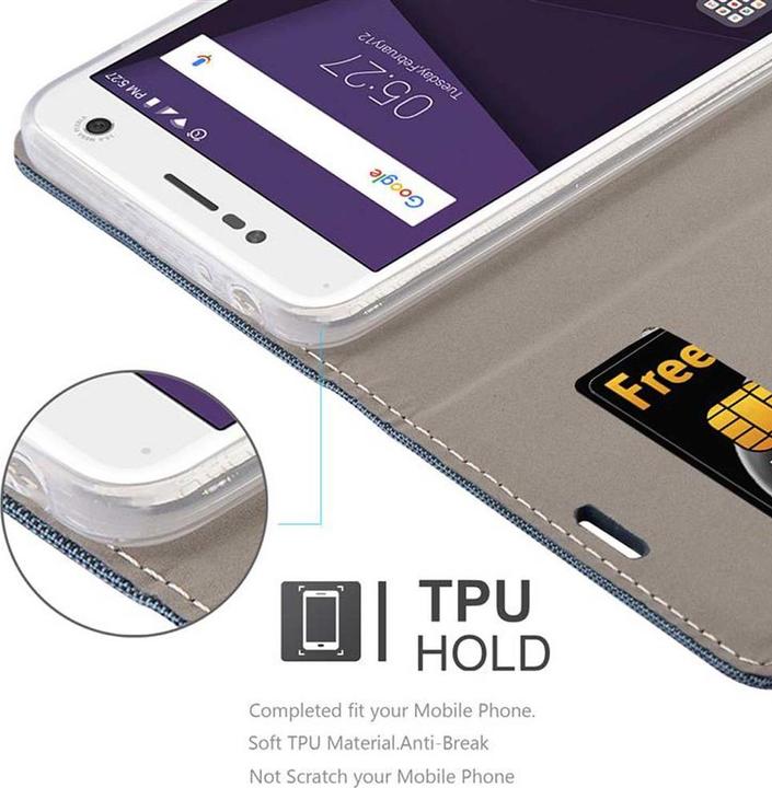 Image du produit Cadorabo Couverture look jeans Book (ZTE Blade V8)