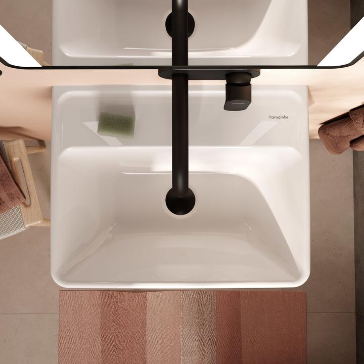 Immagine prodotto hansgrohe Xanuia Q lavabo, senza foro per rubinetto, con troppopieno, 500x390 mm, SmartClean, bianco