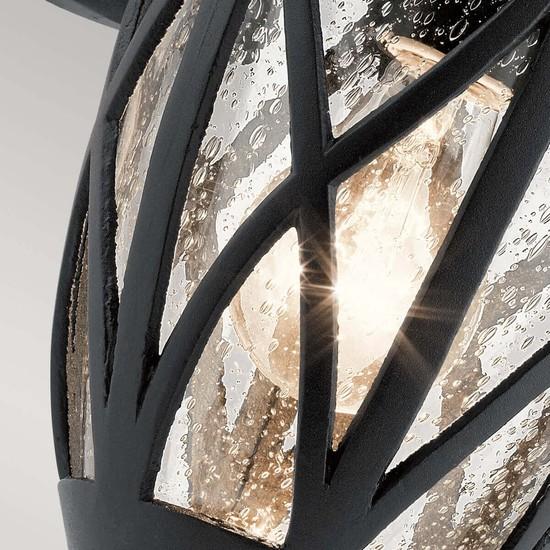 Actual product image Elstead Lighting Admirals Cove outdoor wall light E27 48cm textured black IP44 anti-seawater (E27)