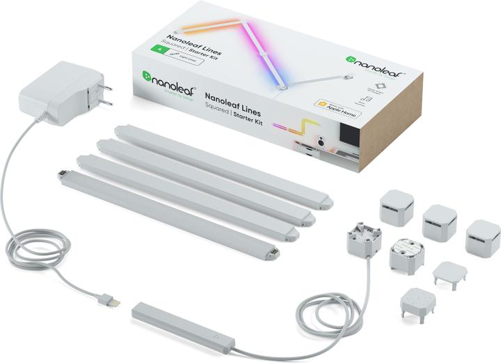 Nanoleaf Lines Squared Starter Set (Multicoloured, 252 cm, Indoor)