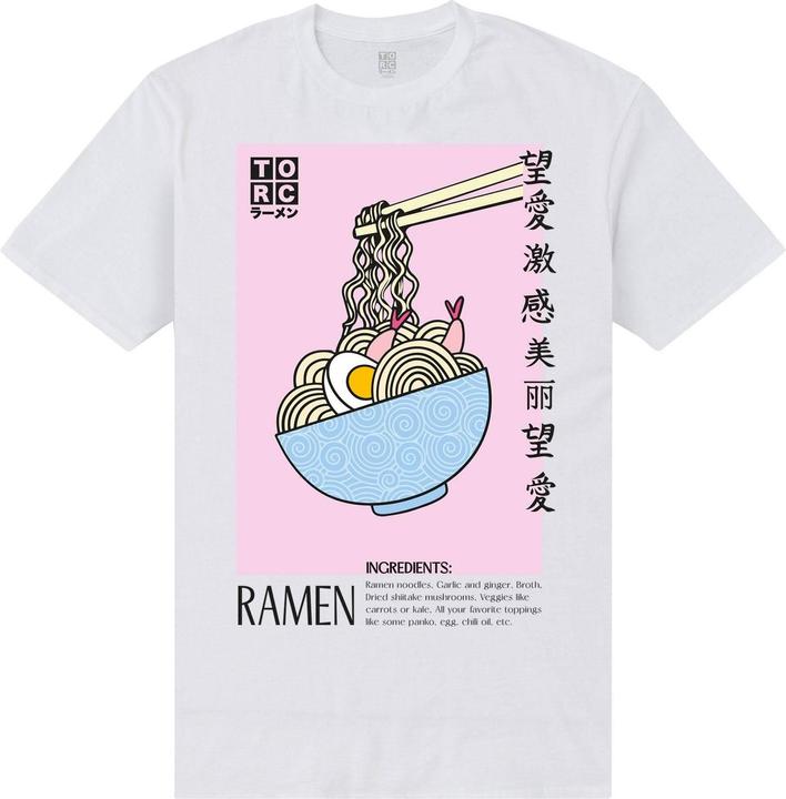 Immagine prodotto Torc Ramen Ingredients Maglietta Adulto Unisex (XL)