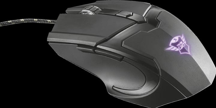 Produktbild Trust GXT 101 Maus Beidhändig USB Typ-A 4800 DPI (Kabelgebunden)