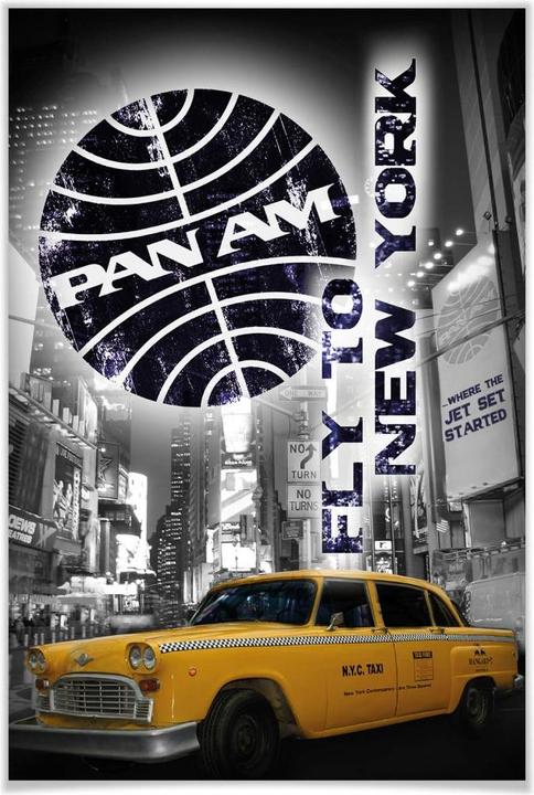 Produktbild New York Yellow Taxi Cab (70 x 100 cm)