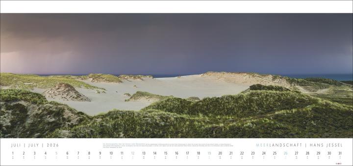 Actual product image Meerlandschaft Kalender 2026 - Hans Jessel (Hardcover, German)