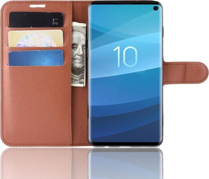 Actual product image Cover-Discount Leather case cover with card slots (Samsung Galaxy S10)