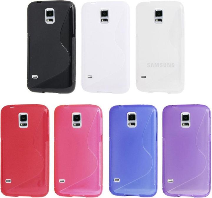 Actual product image König Design Mobile Phone Cover S Line TPU Case for Samsung Galaxy S5 / S5 Neo (Samsung Galaxy S5, Samsung Galaxy S5 Neo)