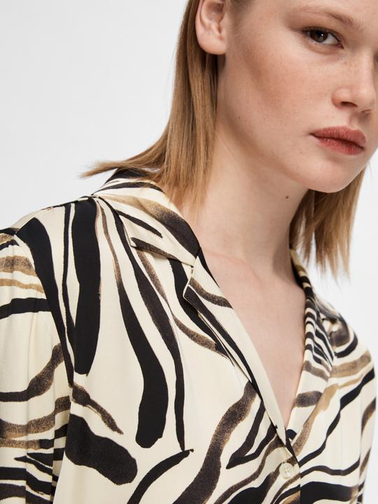 Produktbild Selected Femme Satin Print Hemd (36)