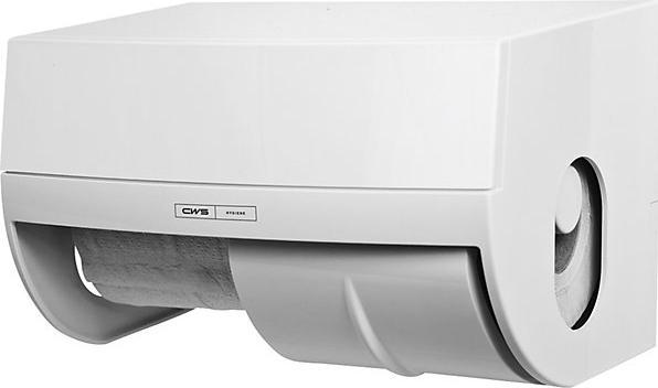 Actual product image CWS Toilet paper dispenser, PARADISE TOILET PAPER, for 2 household rolls, HxWxD 270