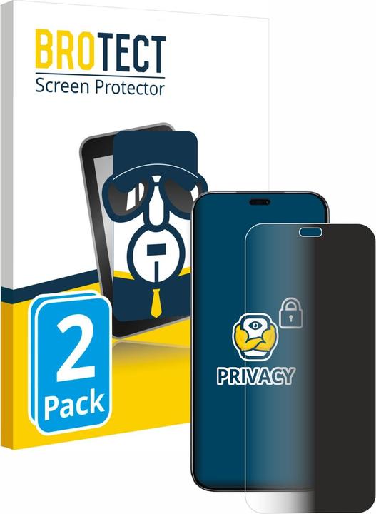 Produktbild BROTECT Sichtschutzfolie Anti-Spy Privacy Folie Blaulicht-Schutz (2 Stück, Honor 200 Lite)