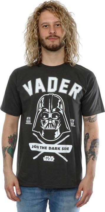 Actual product image Star Wars Mens Darth Vader Collegiate T-Shirt (L)