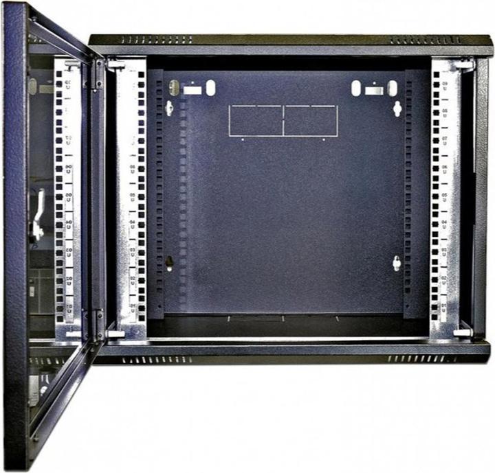 Produktbild Wirewin Wandschrank 600X450X9U Pro 2nd Gen FP 19 / 9HE / Schwarz (9 HE, 19 Zoll Rack)