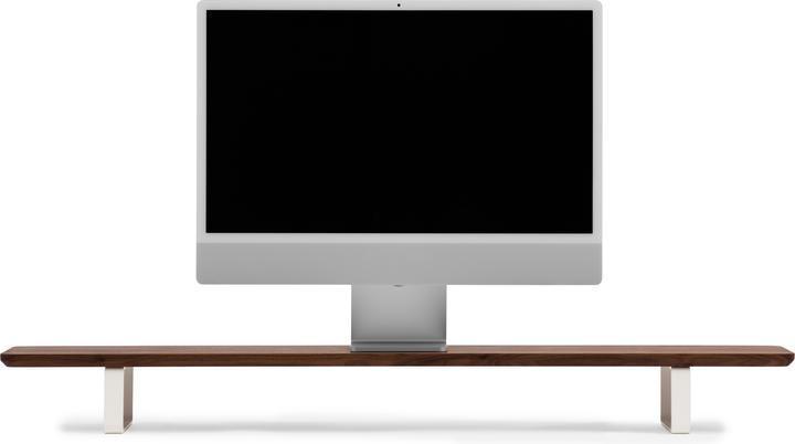 Image du produit Oakywood Desk Shelf - Support de bureau en bois - en bois massif - Noyer / Blanc -