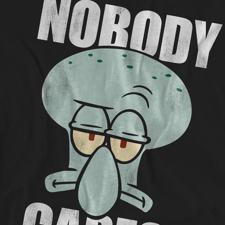 Produktbild Spongebob Squarepants Nobody Cares Meme TShirt (L)
