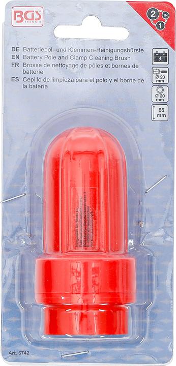 Actual product image BGS Battery Pole and Clamp Cleaning Brush 85 mm