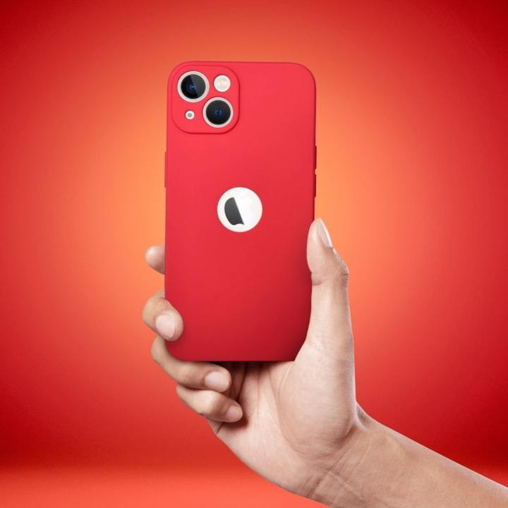 Actual product image OEM Display SOFT case for IPHONE 14 Plus red (Apple iPhone 14 Plus)