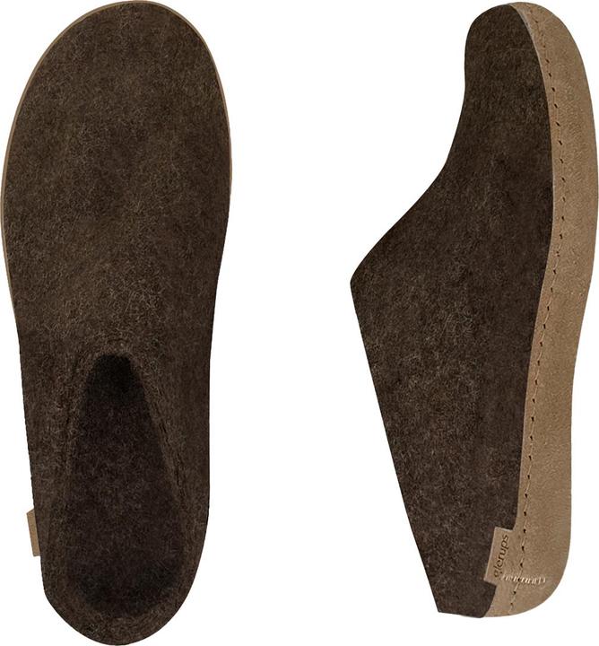 Produktbild Glerups Ledersohle Pantoffeln (45)