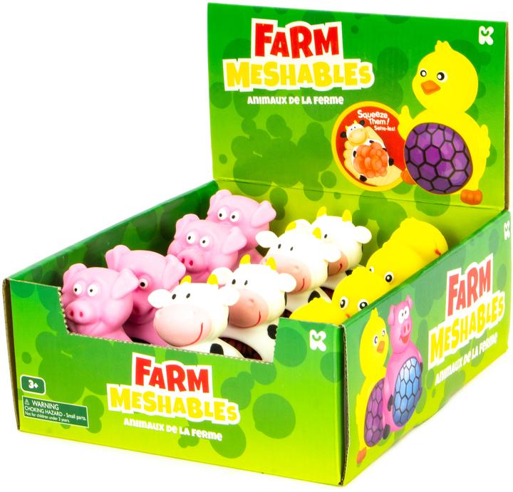 Actual product image NoName Squeezy farm animals ass display