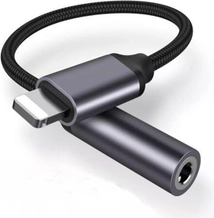 Hermex Lightning zu 3.5mm Audio Adapter Klinkenadapter Kopfhöreranschluss (Lightning, 3.5mm Klinke)